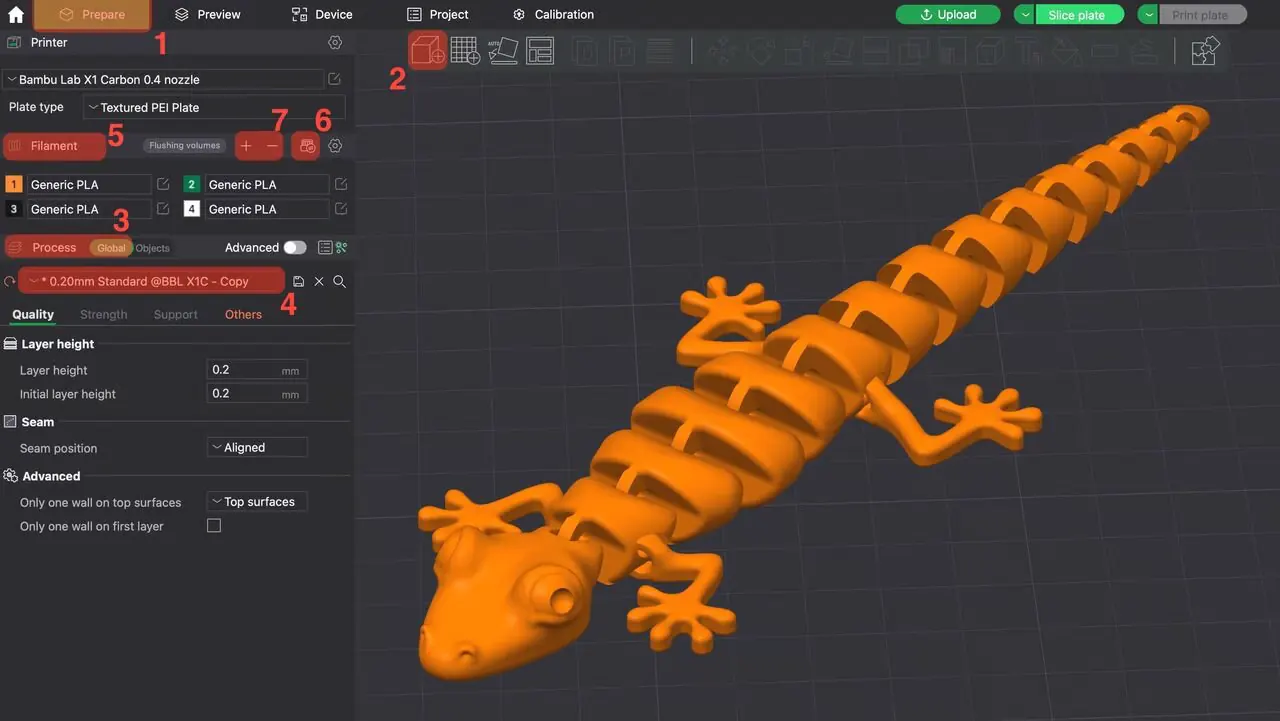 Start as a regular print