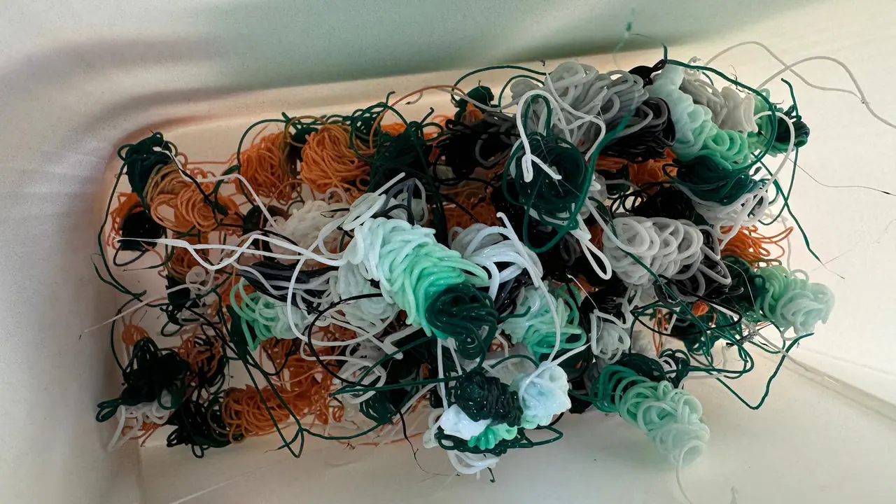 Filament waste is a reality, but there are mitigation techniques