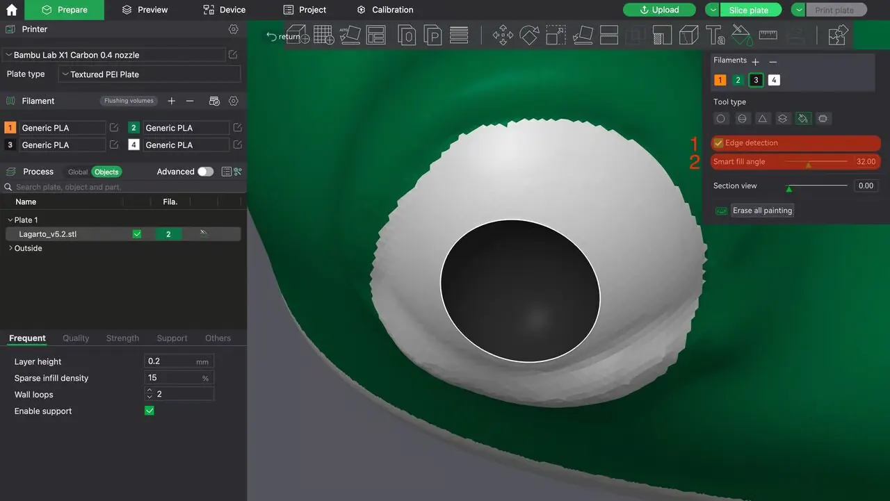 Edge detection makes coloring effortless